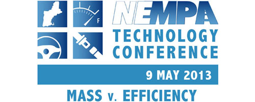 Online registration for the NEMPA-MIT conference—Mass vs. Efficiency: Hitting the Automotive Sweet Spot—and the annual awards dinner, both on May 9, is now open