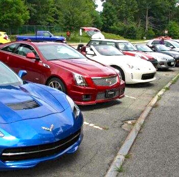 Early at the rest stop in New Hampshire, before the entire fleet arrived and tourists descended with their camera smartphones.