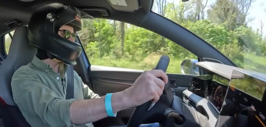 Matt Smith of CarGurus testing a vehicle
